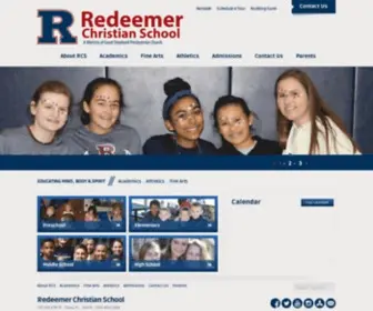 Redeemerlions.com(Redeemer Christian School) Screenshot