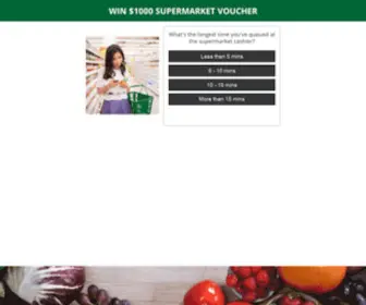 Redeemsurvey.com(WIN $1000 SUPERMARKET VOUCHER) Screenshot