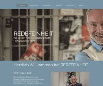 Redefeinheit.de(Euer freier redner in köln und umgebung) Screenshot