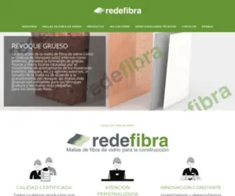 Redefibra.com(Mallas de fibra de vidrio para la construcción) Screenshot