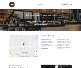 Redefinedcoffeehouse.com(Redefinedcoffeehouse) Screenshot