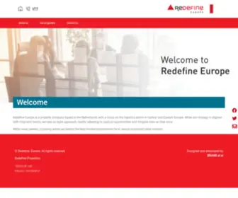 Redefineeurope.nl(Redefine Properties) Screenshot