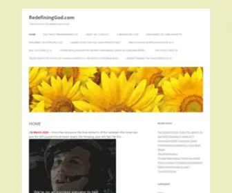 Redefininggod.com(A Resource for the Awakening Human) Screenshot