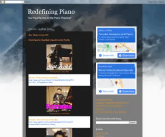 Redefiningpiano.com(Redefining Piano) Screenshot