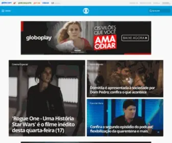 Redeglobo.com.br(Site oficial da Rede Globo) Screenshot
