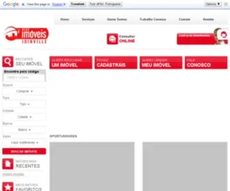 Redeimoveisjoinville.com.br(Rede Joinville) Screenshot