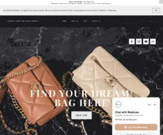 Redeluxe.com(Authentic second hand luxury handbag limited) Screenshot