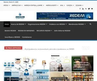 Redem.org(Red Educativa Mundial) Screenshot