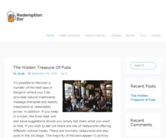 Redemptionbar.com(Alcohol) Screenshot