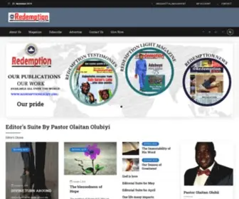 Redemptionlight.org(RCCG Official Publication Portal) Screenshot