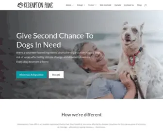 Redemptionpaws.org(Redemption Paws) Screenshot