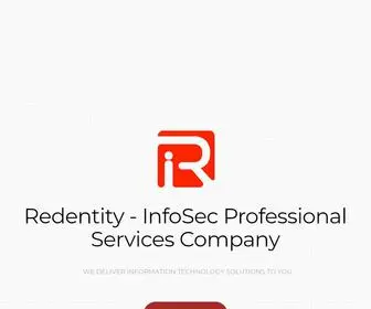 Redentity.io(InfoSec Professional Services Company) Screenshot