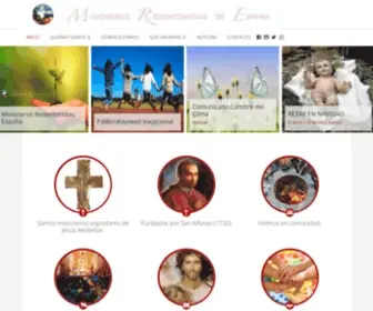 Redentoristas.org(Misioneros Redentoristas de Espa) Screenshot