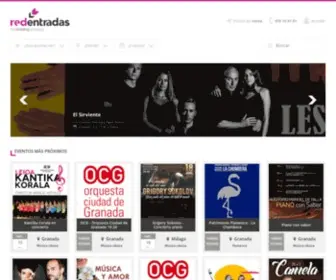 Redentradas.com(Redentradas) Screenshot