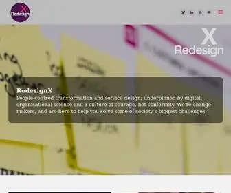 Redesign-X.com(Centred Transformation) Screenshot