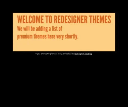 Redesigner.org(Redesigner Themes) Screenshot