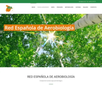 Redespanoladeaerobiologia.com(Redespanoladeaerobiologia) Screenshot