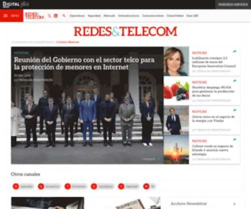 Redestelecom.es(Redes & Telecom) Screenshot