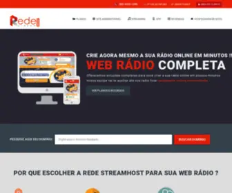 Redestreamhost.com.br(Crie sua rádio online Completa) Screenshot