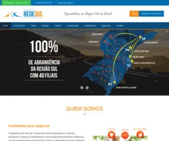 Redesullog.com.br(Rede Sul Logística) Screenshot
