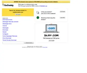 Redetorrents.com(Dit domein kan te koop zijn) Screenshot