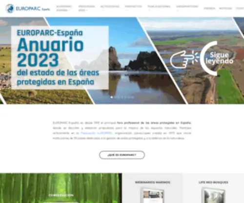 Redeuroparc.org(EUROPARC-España) Screenshot