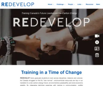 Redevelop.ca(Training Canada's Future Leaders in Low) Screenshot