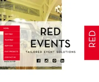 Redevents.com.sg(Event Company Singapore) Screenshot