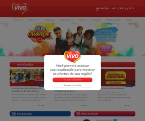 Redevivo.com(Rede Vivo) Screenshot