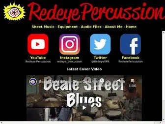 Redeyepercussion.com(Redeye Percussion) Screenshot