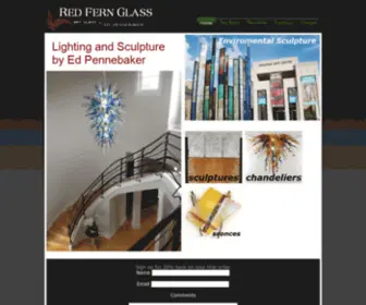 Redfernglass.com(Contemporary art glass) Screenshot