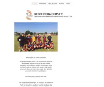 Redfernraidersunitedsoccerclub.com(Rrusc) Screenshot