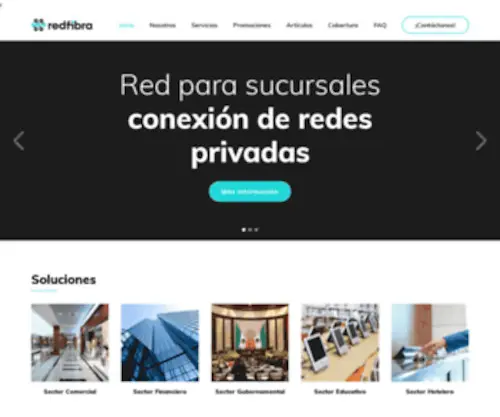 Redfibra.mx(Internet Empresarial Mexico) Screenshot