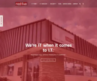 Redfiveit.com(IT Services Provider in Grand Haven) Screenshot