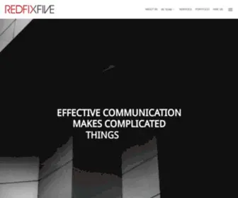 Redfixfive.com(A Boutique Creative Studio) Screenshot