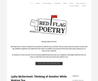 Redflagpoetry.com(Red Flag Poetry) Screenshot