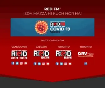 Redfm.ca(Canadian Multicultural Radio) Screenshot