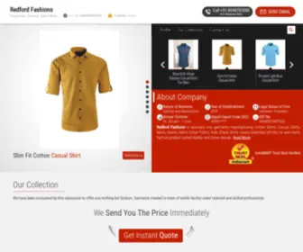 Redfordfashions.co.in(Redford Fashions) Screenshot