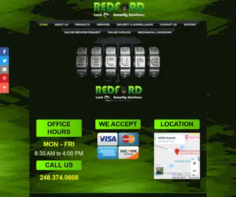 Redfordlocksecuritysolutions.com(Locksmith in Novi MI) Screenshot