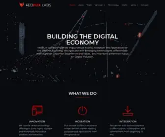Redfoxlabs.io(Digital venture builder innovating the development of digital economy) Screenshot