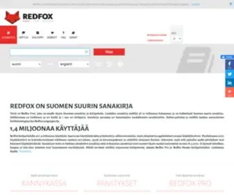 Redfoxsanakirja.fi(RedFox sanakirja) Screenshot