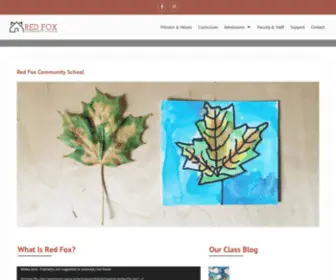 Redfoxschool.org(Red Fox Community School) Screenshot