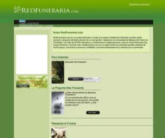 Redfuneraria.com(Funerarias) Screenshot