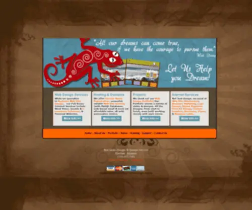 Redgeckodesigns.com(Red Gecko Designs & Internet Services) Screenshot