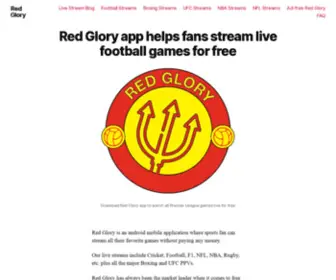 Redglory.co.uk(Red Glory) Screenshot