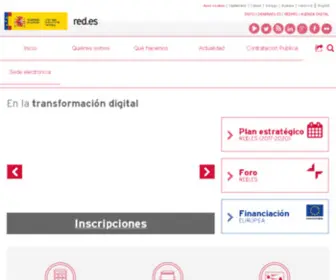 Red.gob.es(Trabajamos por una Sociedad en Red) Screenshot