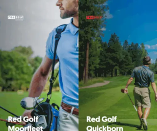 Redgolf.de(Red Golf Startseite) Screenshot
