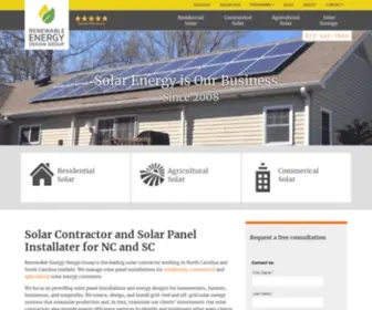 Redgroupnc.com(Solar Contractor) Screenshot