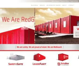 Redguard.com(Blast Resistant Buildings Industry Leader) Screenshot