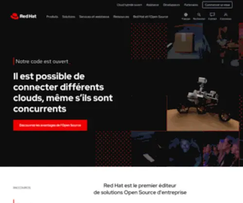 Redhat.fr(Red Hat) Screenshot